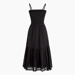 NWT J.CREW FACTORY smocked top midi dress
